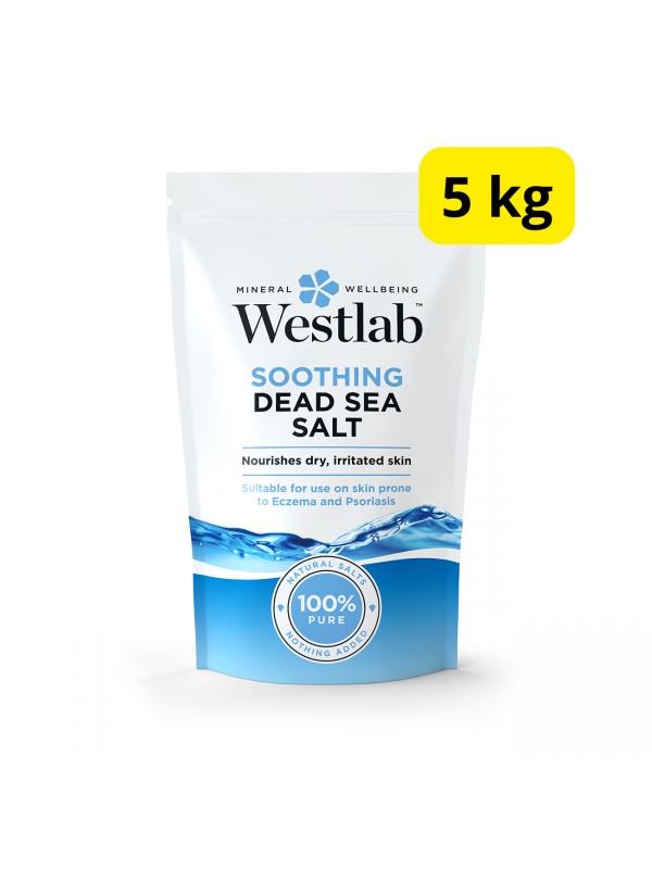 Westlab naturalna wegańska Łagodząca sól do kąpieli z Morza Martwego