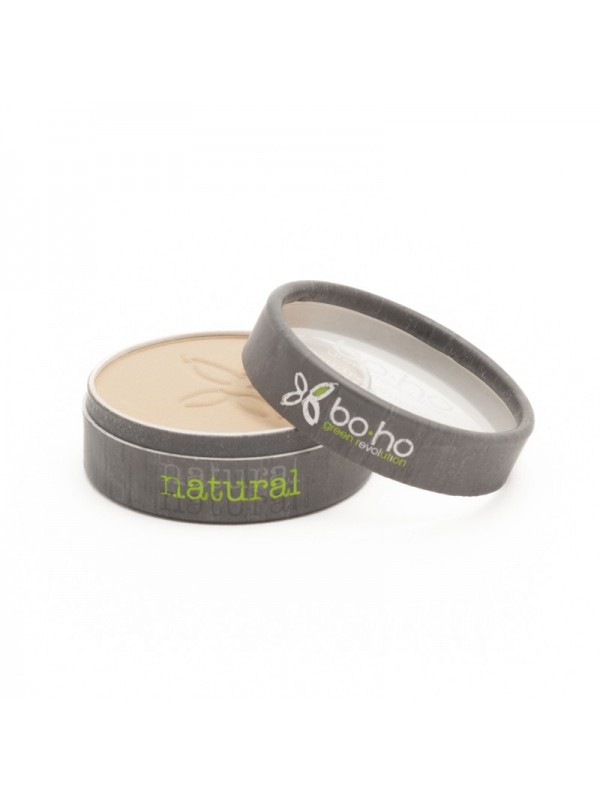 Boho Green Make-up naturalny organiczny Puder prasowany w kompakcie BEIGE DORÉ 03 / 4,5 g