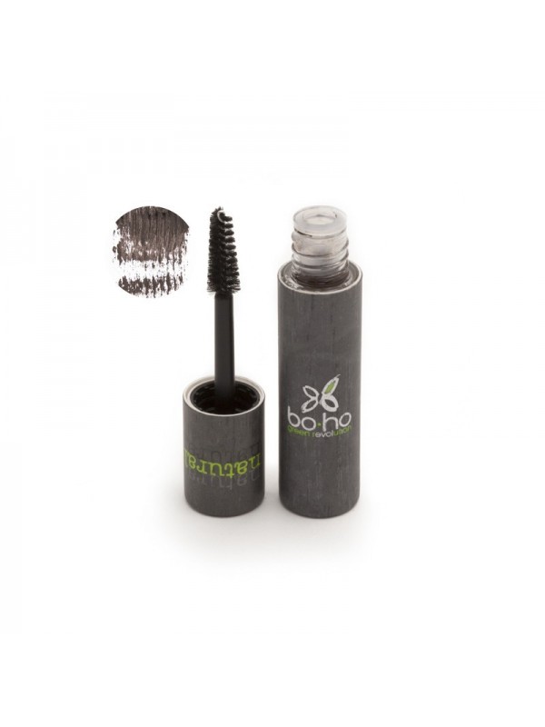 Boho Green Make-up naturalny organiczny Tusz do rzęs NATURAL MARRON 02 / 6 ml brązowy